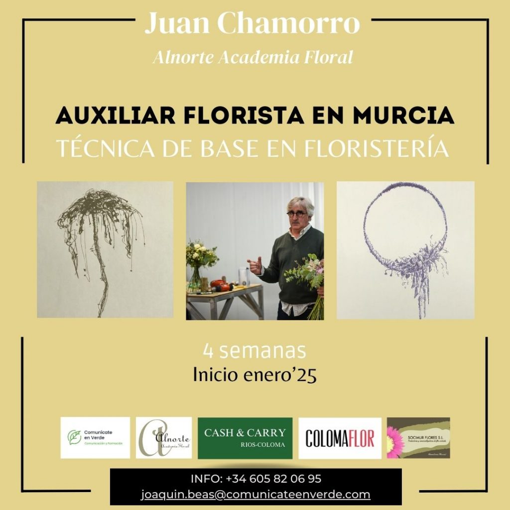 Curso de Técnica de Base en floristería. Murcia 2025